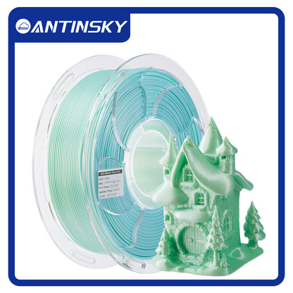 ANTINSKY PLA Silk Luminous Multicolor 3D Filament 1.75mm 1kg