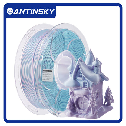 ANTINSKY PLA Silk Luminous Multicolor 3D Filament 1.75mm 1kg