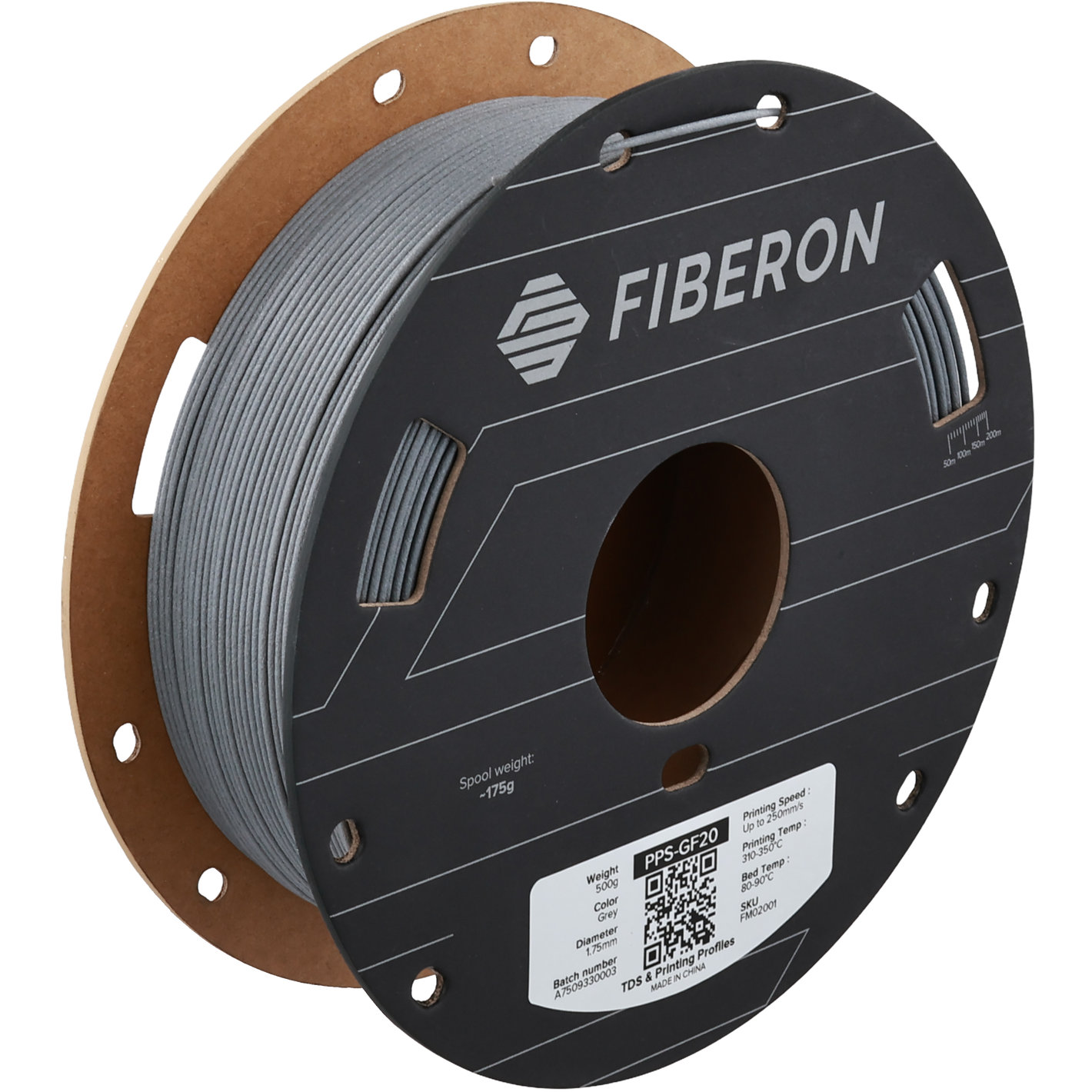 Polymaker Fiberon PPS-GF20 Filament 1.75mm 0.5kg