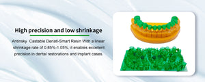 ANTINSKY Castable Dental Smart Resin Green 1KG