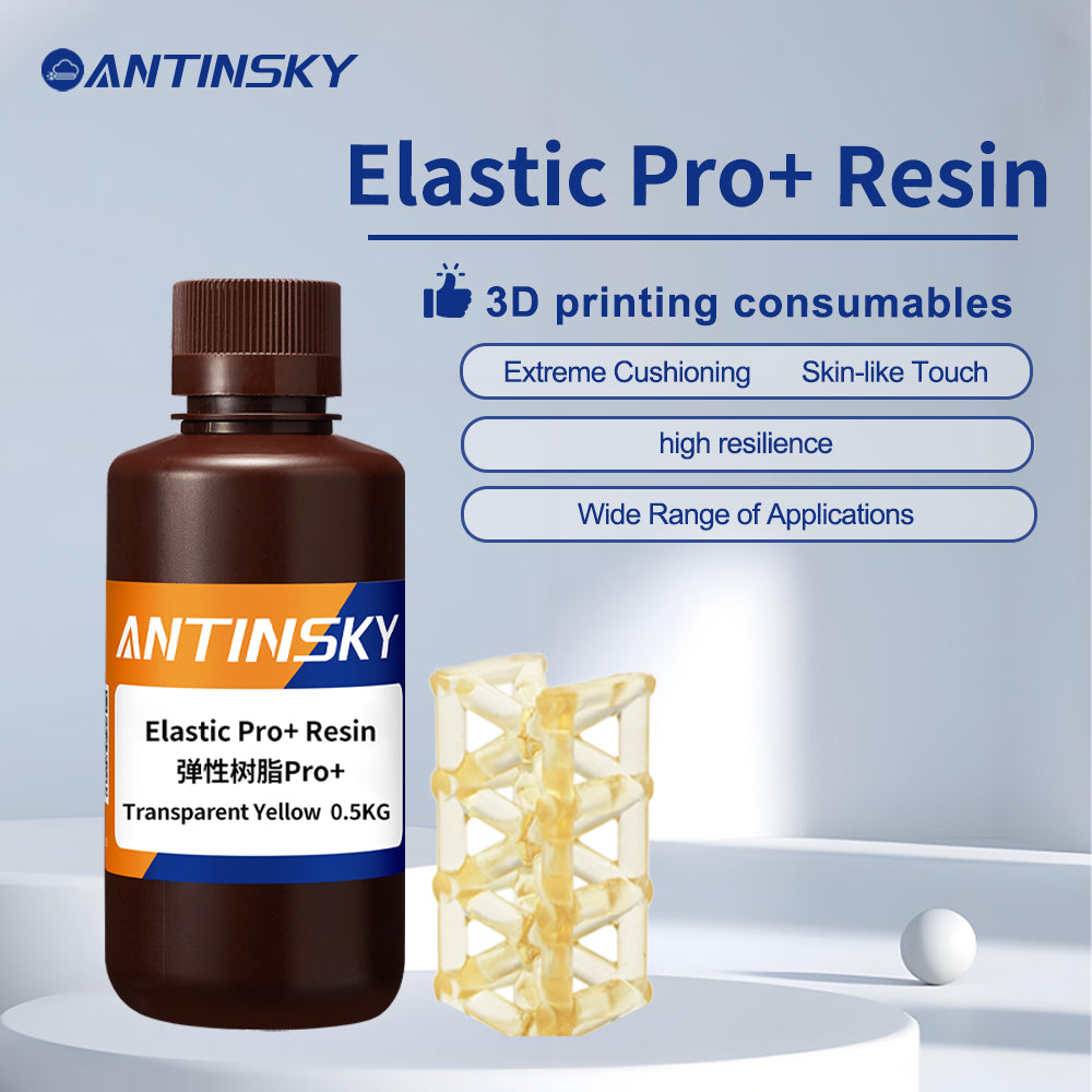 ANTINSKY Elastic Pro+ Resin Transparent Yellow 0.5kg