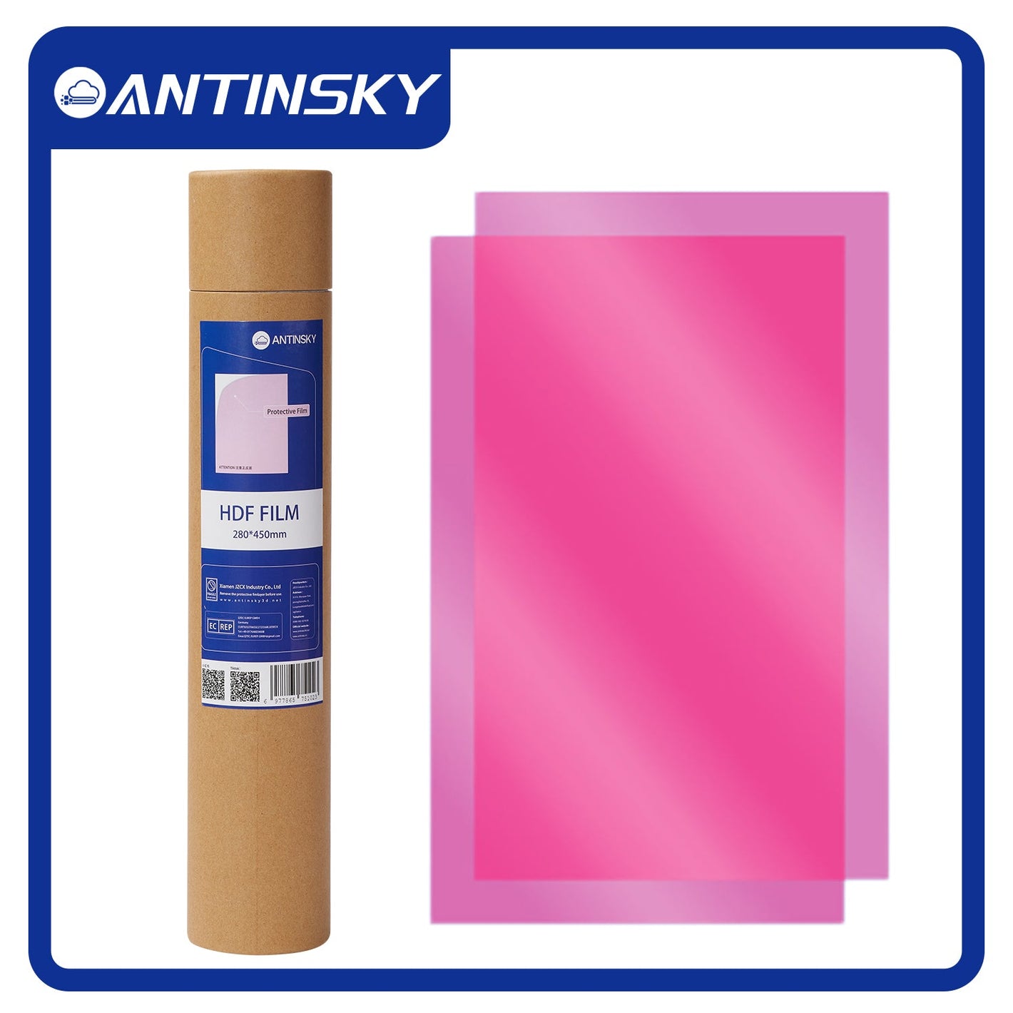 ANTINSKY HDF Film 280*450mm
