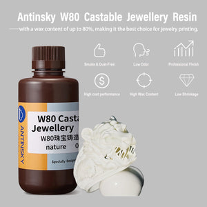 ANTINSKY W80 Castable Jewellery Resin 0.5KG