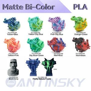 ANTINSKY PLA Matte Filament 1.75mm 1kg