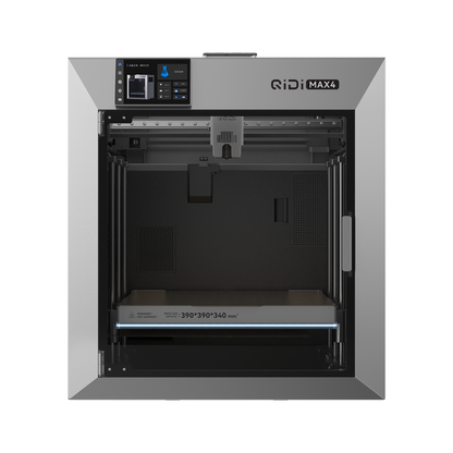 QIDI Max4 3D Printer — 390×390×340mm Industrial FDM with 370°C Hotend